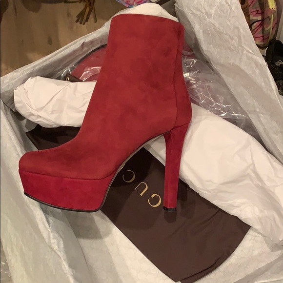 New in box Gucci platform Leila boots - Picture 4 of 6
